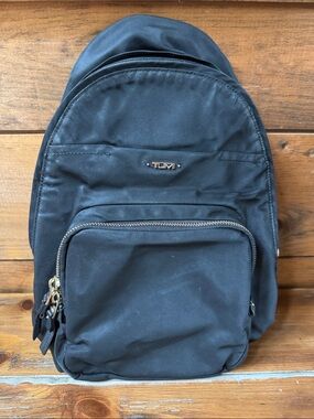 Tumi Black Nylon Backpack